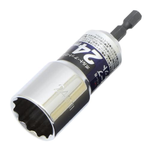 

Takagi EARTH MAN Deep Socket, 24mm, Deep Hole Type, Prevents Nuts from Falling Off, Surface Contact Type, Less Damage to Nut Corners, 4907052338050