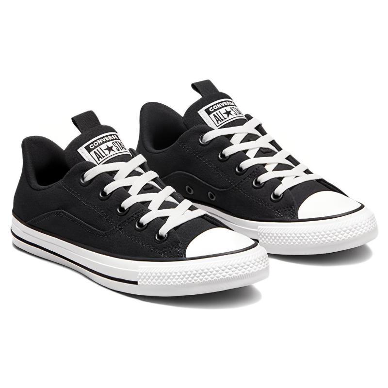 Converse Chuck Taylor All Star Comfortable Non-Slip Abrasion Resistant Low-Top Espadrilles Women's Black
