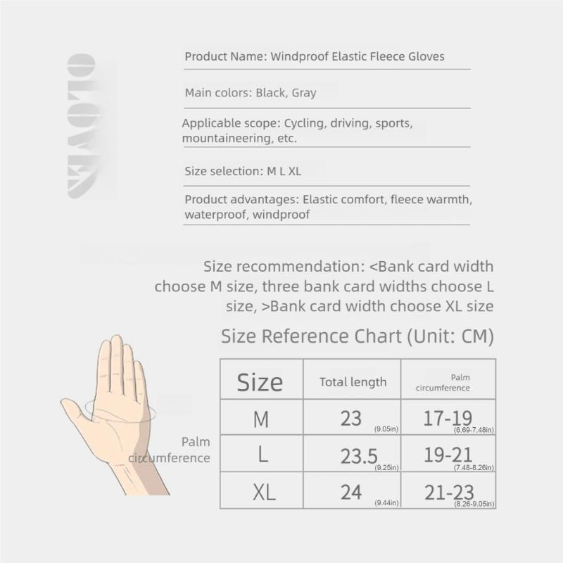 Rechargeable USB Heated Gloves for Cold Weather Cycling Thermals Insulation Windproofed Design Touchscreens Fingers