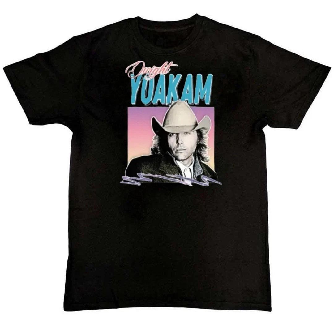 Men s and Women s T-shirts Dwight Yoakam 80s Styled Retro Graphic Mens Unisex T-Shirt S M L XL 2 3 4 XL L