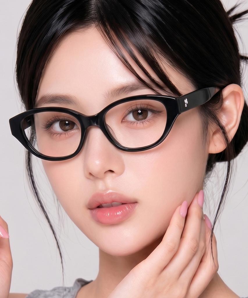 Likkeullou Rc Soye Folder Blue Light Glasses Black