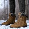 Winter Men Boots 2025 New Warm Plush Snow Boots Women Outdoor Work High Top Casual Shoes Unisex Non-slip Mid-Calf Boots