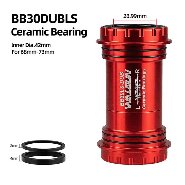 Bike Bottom Bracket BB30 MTB Press Fit Ceramic Bicycle Crank Center Axle BB For Mountain Road BB30 BB30-24 BB30-29mm Crank Parts