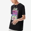 Li-Ning Badfive Basketball Series Locker Rundhals Kurzarm T-Shirt mit Aufdruck zum Thema Täuschung Herren Tops Schwarz AHSS381-2