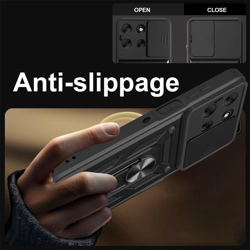 Armor Case For Motorola Moto G56 G86 5G G15 G35 G55 G75 G85 G04 G24 G54 G84 E14 E15 Lens Protect Cover Ring Stand Holder Fundas
