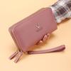 New Wallet Female Long Women's Clutch Bag Double Zipper Large Capacity Change Bag Multi-purpose Mobile Phone Bag Card Bag Female