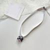Adjustable Heart Pendant Necklace Handmade Love Shape Neckchain Stylish Clavicle Chain for Women Girls Elegant Chokers