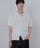 NODU Cool Summer Washable Collared Crop Half Cardigan [Ivory]