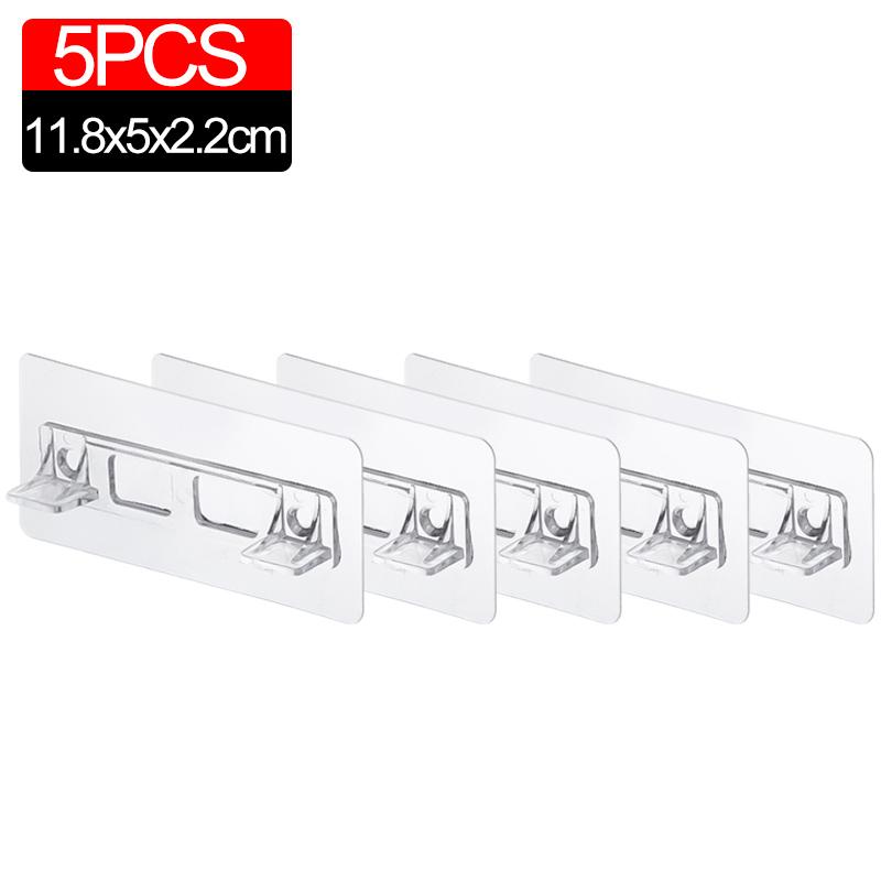 10/1PCS Shelf Support Adhesive Pegs Closet Partition Bracket Cabinet Support Clips Wall Hanger Sticker For Kitchen Bathroom