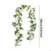 Artificial Eucalyptus Garland Green Leaf Vines Floral 1.8M Greenery Flower Decor for