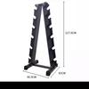 WEZHO Commercial 6-Pair Triangle Dumbbell Rack