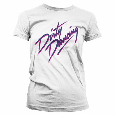 Dirty Dancing Logo Inspired Women Fitted TShirt SXXL White Unisex T-Shirt