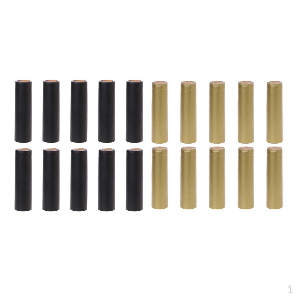 Pack of 200 Pieces Heat Shrink Sleeves Bottle , Easy to Tear-off Tabs, Count, 10030mm,10032mm