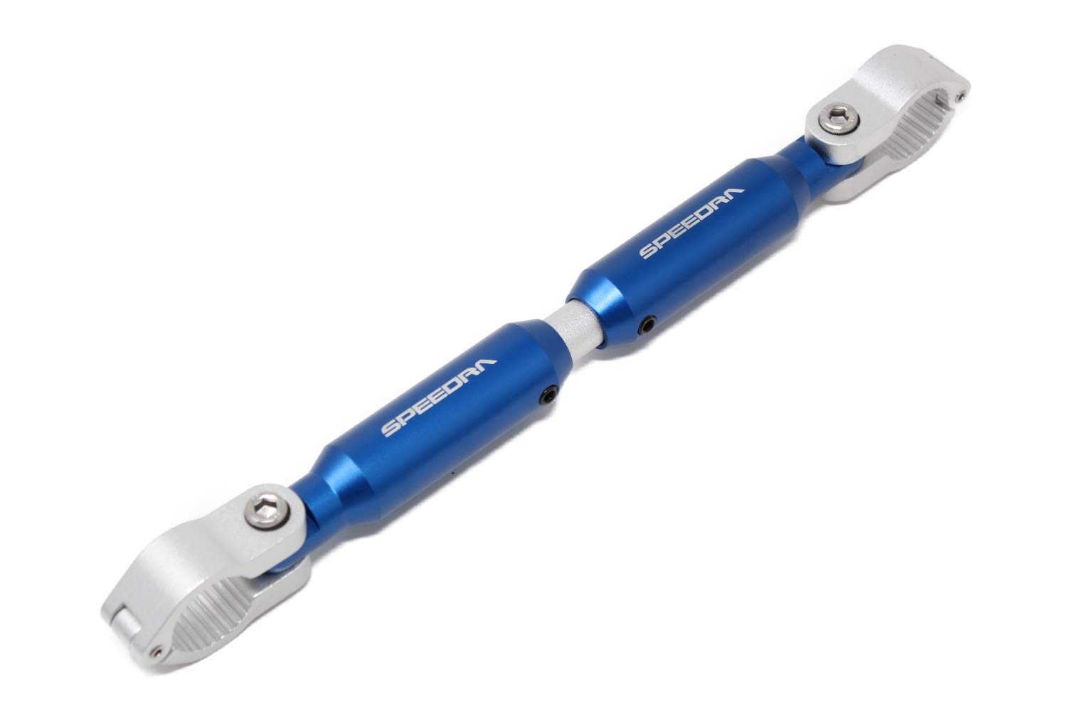 

Speedora SSK Adjustable Handlebar Brace Clamp Center Bar Matte Blue 225mm-330mm, Color Silver, Color