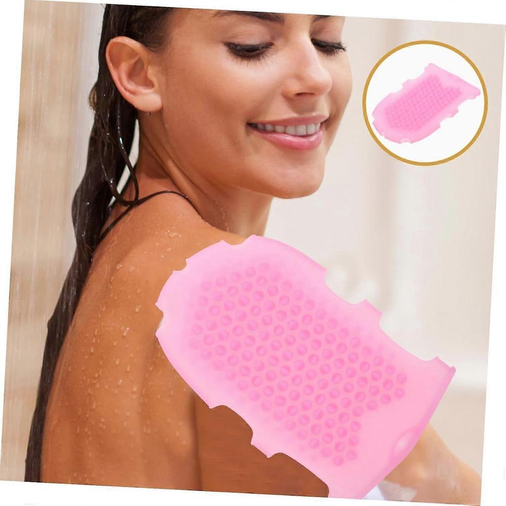 174x110x21  Silicone Bath Brush for Boys and Girls Gentle Body Cleansing Exfoliating Massage Glove Ergonomic Design for Family Bath Spa Use