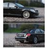 Welly 1/24 Mercedes-Benz Classe S S500 Modello di Auto in Lega Diecast Metallo Veicoli Giocattolo Modello di Auto Alta Simulazione Collezione Regali per Bambini