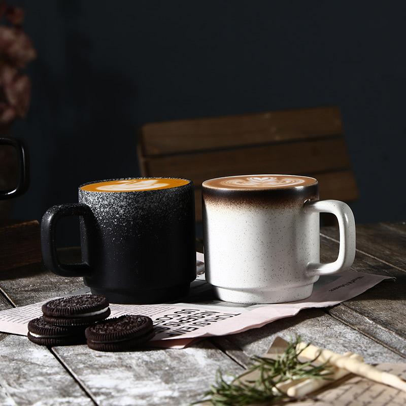 Ceramic Mug Coffee Mug Latte Mug Milk Cup Breakfast Cup Vintage Japanese Tea Cups 300ml