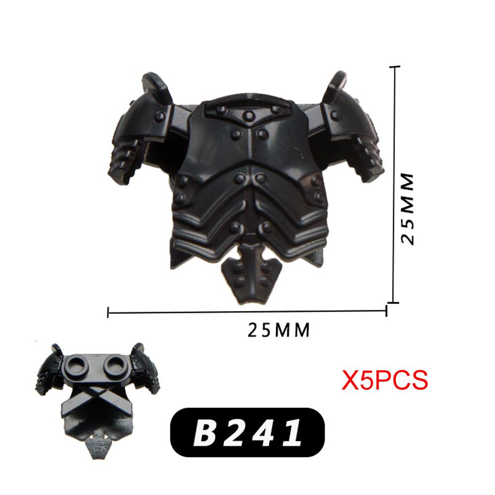 MOC Medieval Military Parts Castle Rider Soldiers Sets Model Bricks Knights Heavy Infantry DIY Building Block Boy Toys