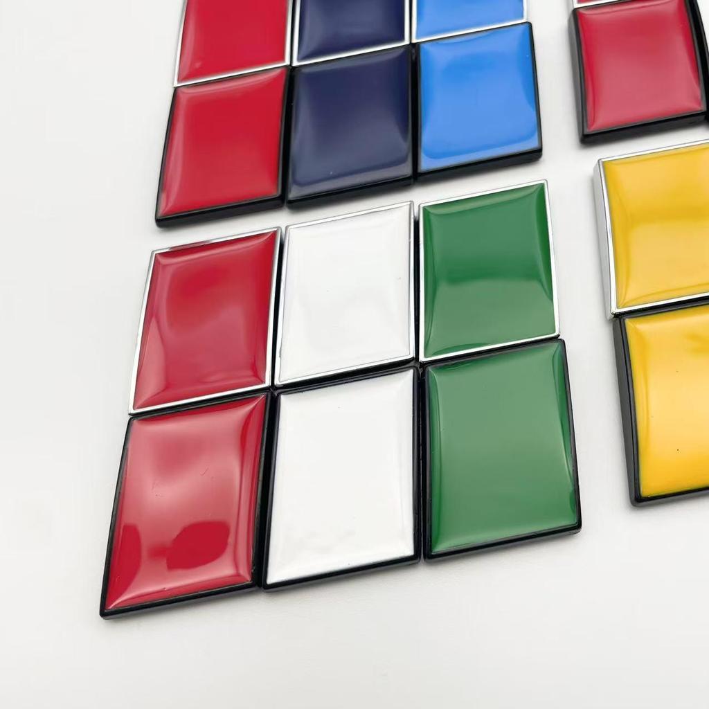 Cross-border National Flag Sticker Set: Germany, Italy, France - Creative Metal Car Stickers