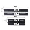 Luminous Car Door Sill Scuff Plate Threshold Protective Decals For Volkswagen VW GOLF MK5 Emblem Rear Trunk Bumper Guard Strips