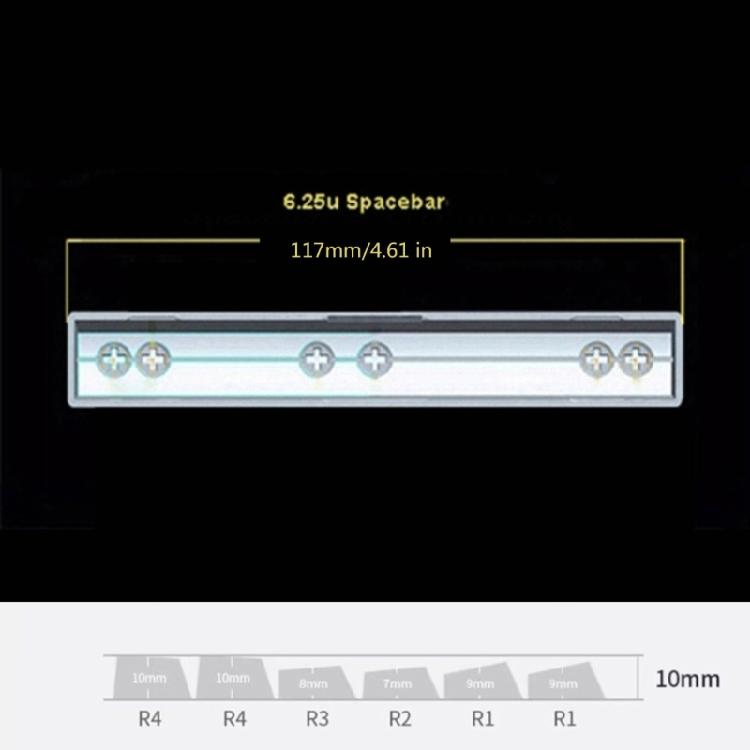 Sidotryckta bakgrundsbelysta tangentkapslar Kinesiskt Loong-tema för 68 67 65 61 60 Mekaniska tangentbord 74-tangenters tangentkapslar