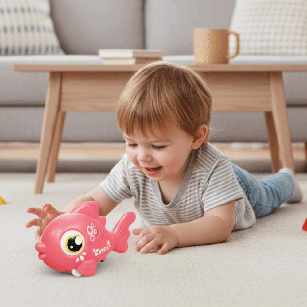 Cartoon Design Electric Simulation Fish Toy Electric Swinging Fish  Kids Birthday