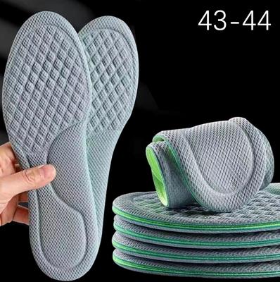 2ks Deodorant Absorb-Sweat Massage Sportovní stélka Měkká vložka z paměťové pěny Do bot Muži Ženy Nohy Ortopedická obuv Podrážka Běh