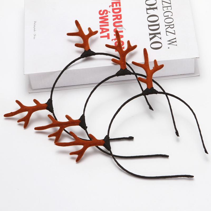 Christmas Reindeer Antler Headband - Festive Hair Accessory for Women & Children