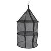 Drying Rack 3 Layers Folding Fish Mesh Foldable Hanging Drying Fish Net for Fish Fruit Vegetables with Zipper Opening