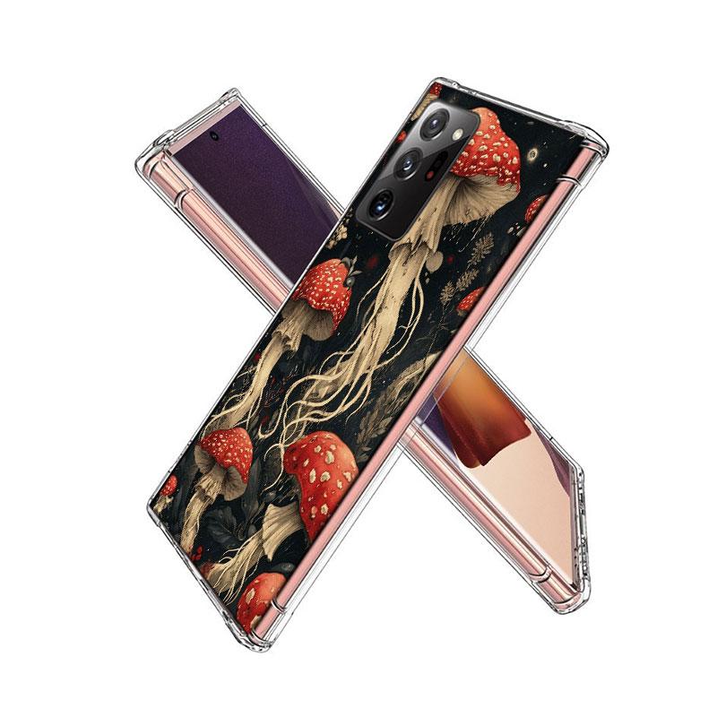 Colorful Mushroom Phone Case for Samsung A55 A35 A25 A15 A07 A05S A16 A17 A26 A36 A37 A56 A57 Galaxy Note 20 10 A50S A71 A51 A31