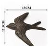 DIY Decor Swallow Cast Iron Ornament Cast Iron Swallow Handicrafts  Wall Decoration