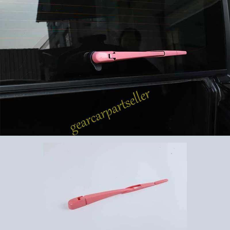 For Jeep Wrangler JL 18-2024 Light Pink Tail Rear Window Wipers Cover Trim