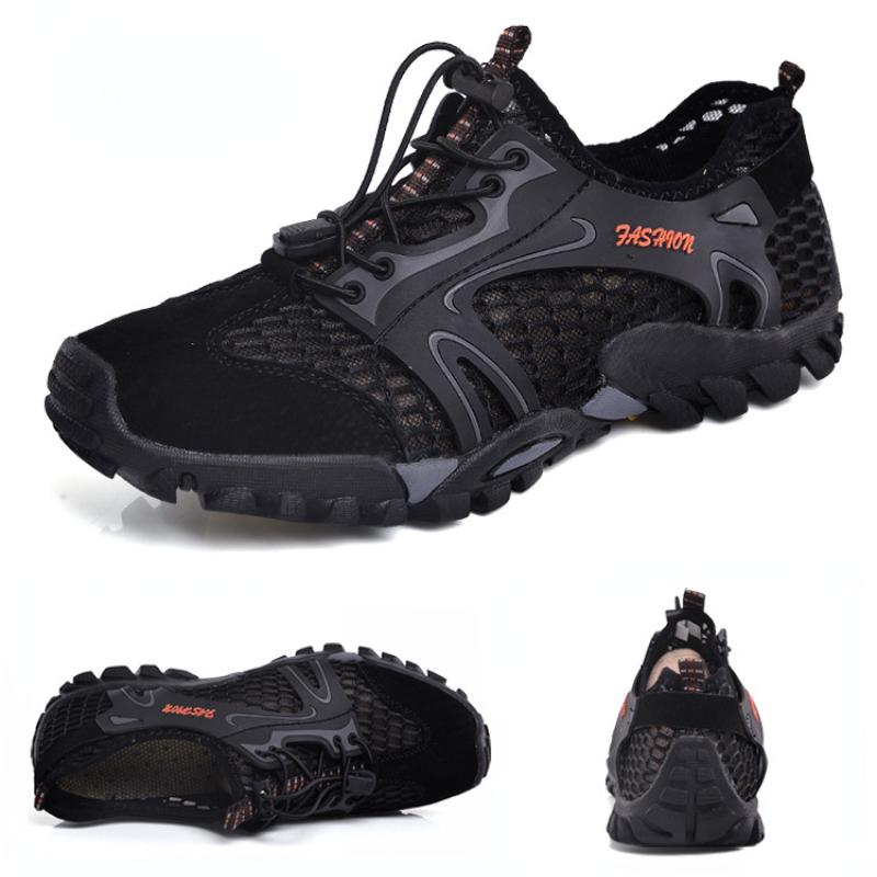 Men Mountain Trekking Sneakers Summer Women Mesh Breathable Male Outdoor Hiking Wading Shoes Quick-dry Trainers Beach Sandals