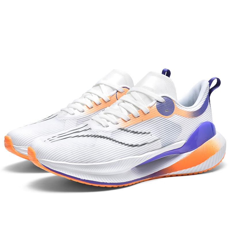 Jueying 2.0 Ultralight Running Shoes Children's Rotating Buttons Shock Absorption Junior High School Students Sports Professional Racing Sports Shoe