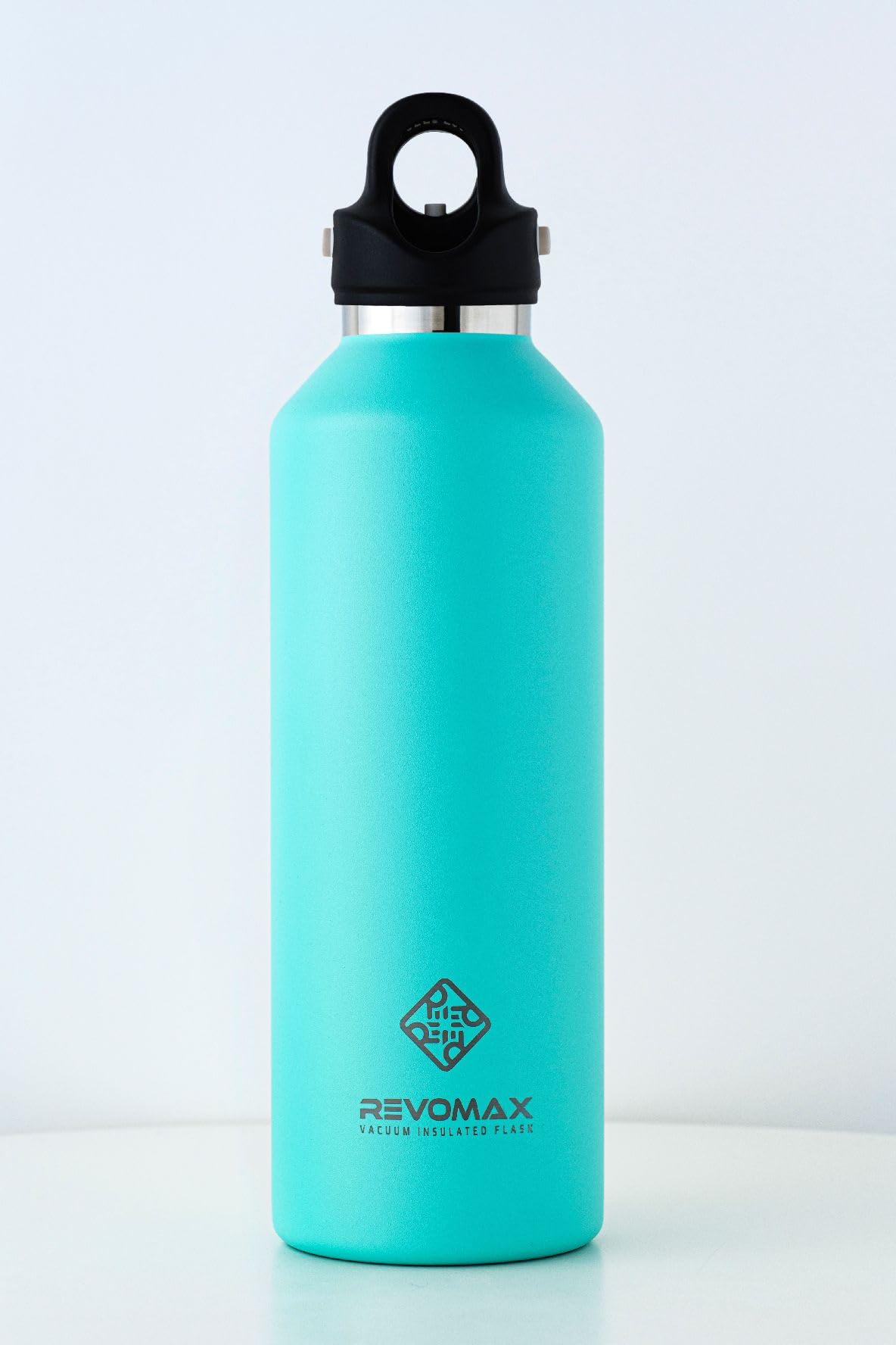 

32oz Carbonated Stainless Steel 1 Keeps Drinks Hot for 18 Cold for 36 Vacuum Gift REVOMAX [REVOMAX Official] (950ml) Bottle, Approx. Liter, Hours,