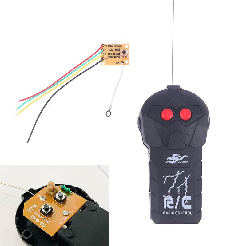 

New 27Mhz Circuit 2Ch Rc Remote Control Pcb Transmitter Receiver Board Radio System For Toy Car onesize
