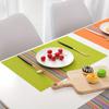 6 Pieces Scratch Resistant Colorful Strip Table Mat Waterproof Plate Pads Place Mats  Dining Table