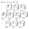 10 Stück Metallklemmen Hotel Blattform Tischdecke Abdeckung Esstisch Halter Clips