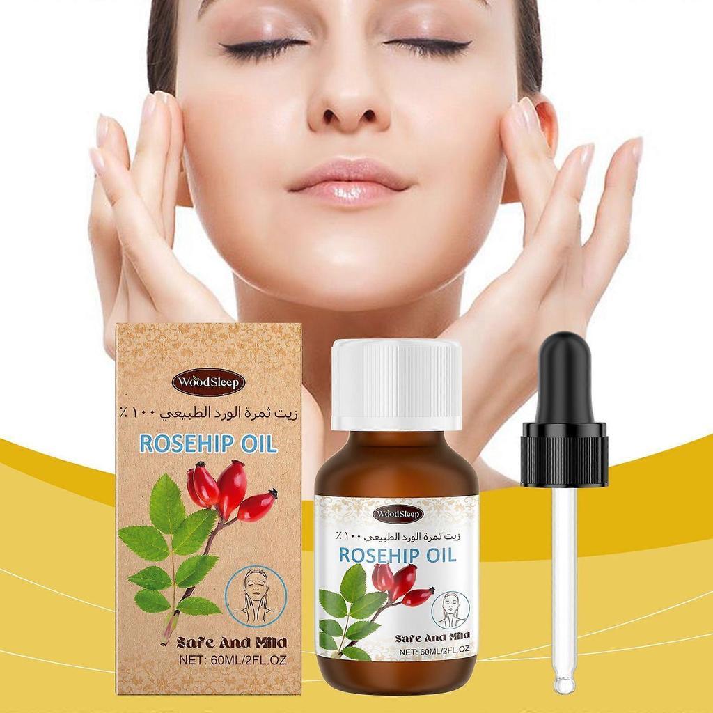 Woodsleep Rosehip Care Oil Nourishes And Moisturizes, Improves Fine Lines On The Face, And Makes The Skin Smooth And Firm