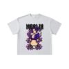 260 GSM Double Yarn 32 Count 100% Cotton Seven Deadly Sins V8 Merlin Print Unisex Heavy Cotton T Shirt… More