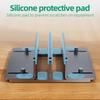 MultiDevice Management Vertical Laptop Stand Adjustable Vertical Laptop and Tablet Stand, Secure Storage for Desks