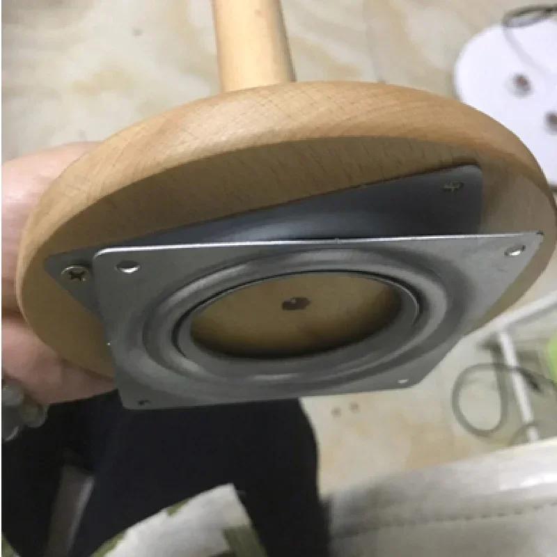 4-inch Hollow Square Galvanized Iron Turntable Furniture Small Turntable.