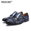 Brown Black Men Loafer Shoes Elegant Dress Formal Suit Breathable Leather Shoe No Slip Handmade Monk Nice Adult Footwear