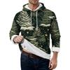 Men's Christmas Printed -Lined Hoodie