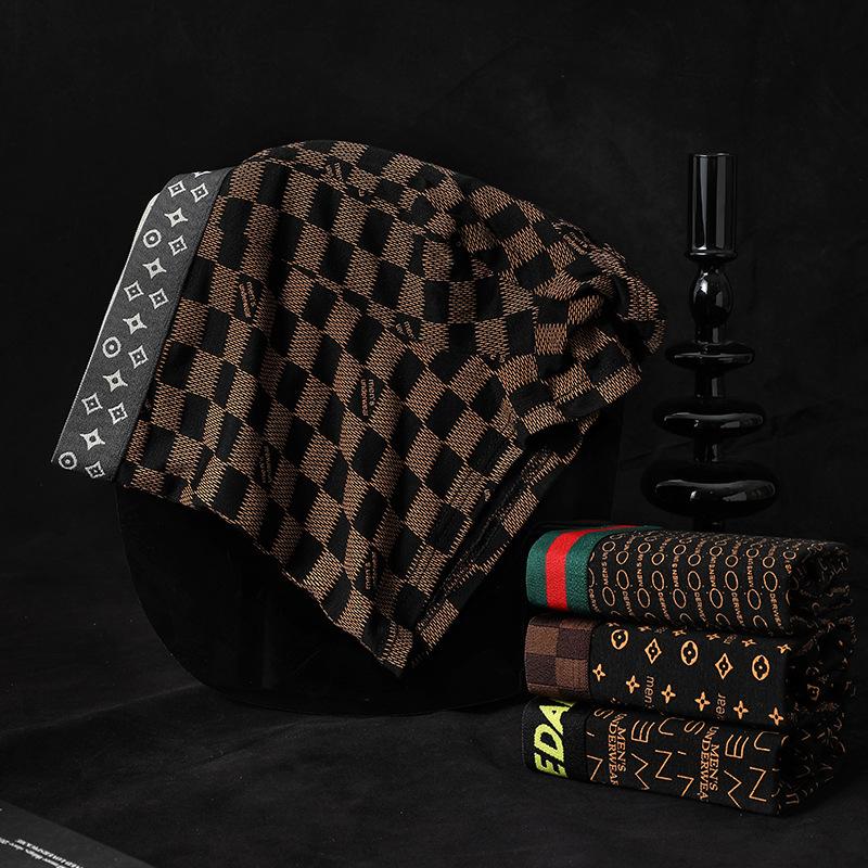 Large Size Men'S Panties Modal Boxers Mid-Rise Boys' Quad Pants Printed Men'S Shorts