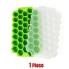 Honeycomb Ice Cube Trays with Lid Silicone Ice Cube Tray 37 Grids Reusable Ice Molds Ice Cube Mould for Coffee Whiskey Cocktails