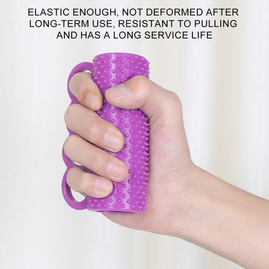 Silicone Squeeze Finger Exerciser 4 Finger Exerciser Ergonomic Hand Massage Grip Strength Trainer Arthritis Hand Therapy Rehabilitation Gripper
