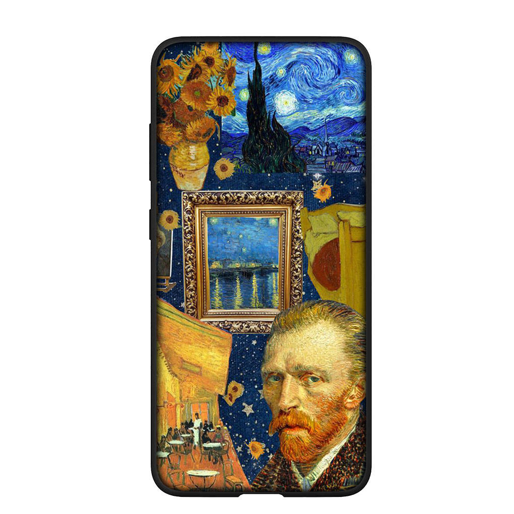 Husă Telefon pentru Samsung Galaxy S25 S24 S23 iPhone 16 15 Xiaomi Redmi Note 14 13 12 16E X 11 Pro Max OPPO Moto Huawei Tapet Floarea Soarelui Van Gogh Husă