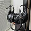 Shoulder Bag for Women Retro Pu Clutch Purses Slings Bag Handbag with Zipper Closure Evening Underarm Purse Saddles Bag