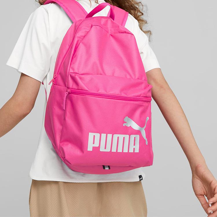 New PUMA Polyester Backpack Regular Women's Bright Pink 075487-63